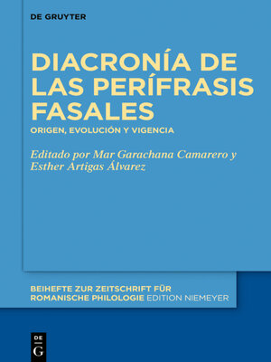 cover image of Diacronía de las perífrasis fasales